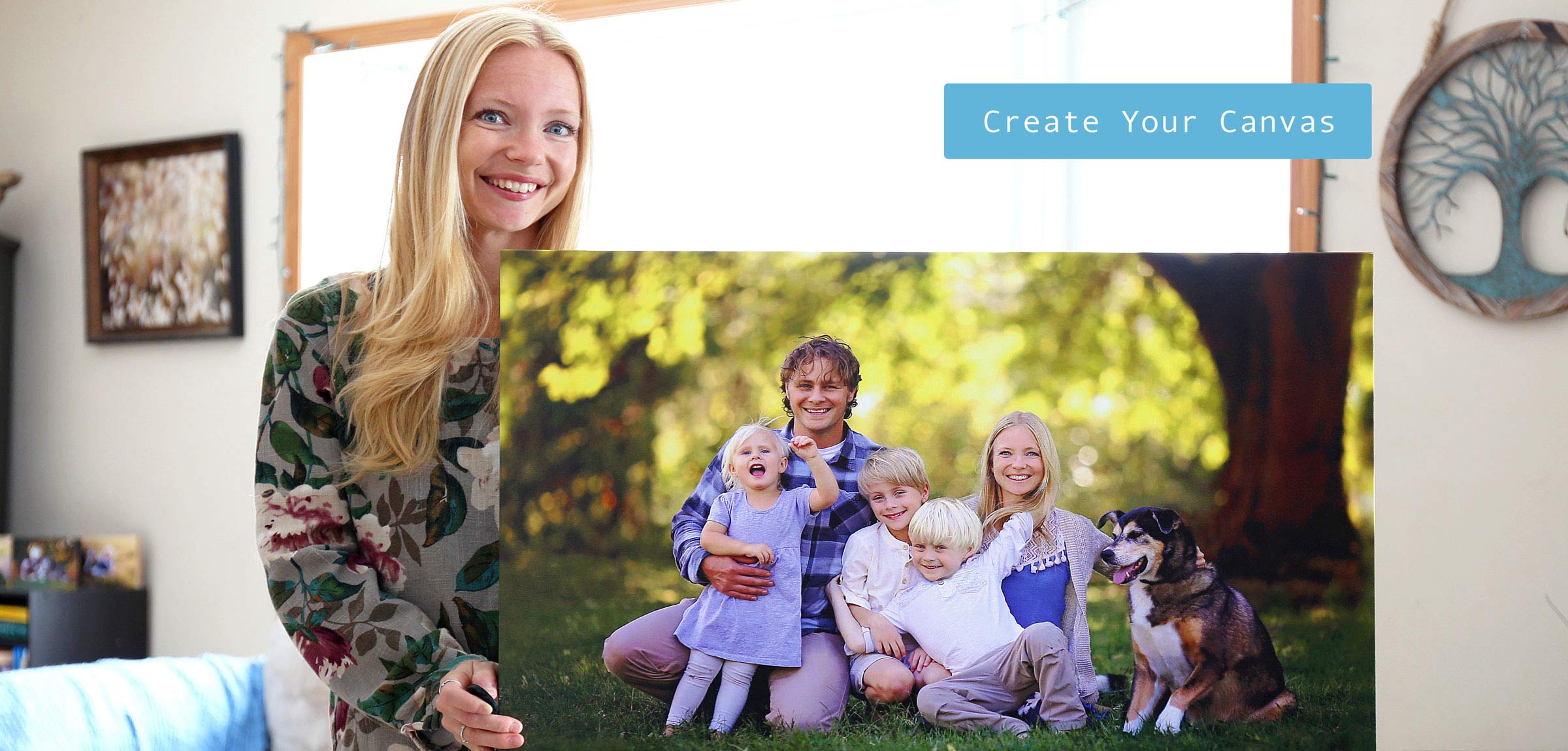 Create your custom photo canvas print.